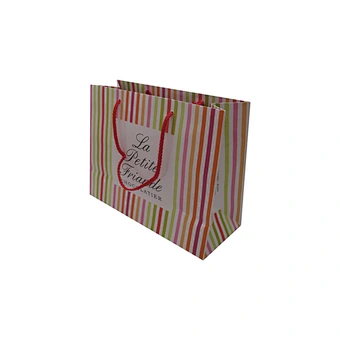 Eco-Friendly Wholesale Customized Logo Shopping Paper Bags with Handles